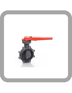 2. VALVOLA FARFALLA TRASPORTO ACQUA - VALVOLE PVC ACQUA - 16