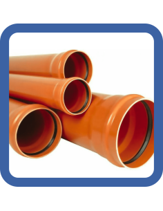 2. FOGNATURA TIPO SN4 SDR41 BARRE DA 6 ML - TUBI PVC SCARICO - 1A