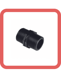 07. NIPPLO - RACCORDERIA PP FILETTATA - 53