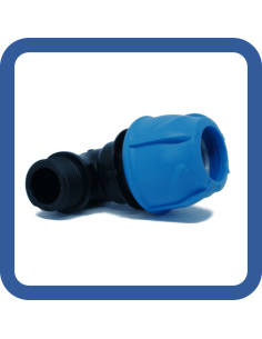04. GOMITO 90° MASCHIO - RACCORDI PP A COMPRESSIONE - 6B
