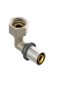 GOMITO FEMMINA - RACCORDI MULTISTRATO A PRESSARE - 8B