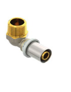 GOMITO MASCHIO - RACCORDI MULTISTRATO A PRESSARE - 8B