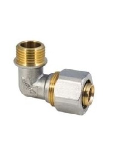 GOMITO MASCHIO - RACCORDI MULTISTRATO A STRINGERE CON OGIVA SMONTABILE - 8B