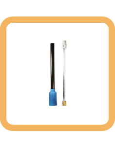 5. ASTA MANOVRA H 900 + TUBO RIPARATORE - SARACINESCA GHISA SFEROIDALE CUNEO GOMMATO - GG